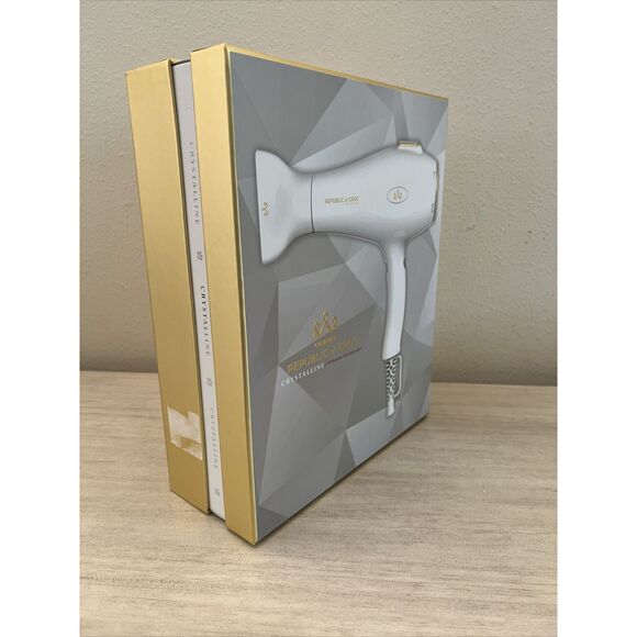 REPUBLIC of CROC ONE TOUCH DIGITAL INFRARED CRYSTALLINE HAIR DRYER NEW!! - Picture 2 of 9